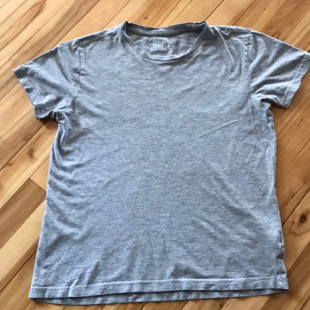 21men soft heather gray short sleeve tee, XS